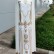 White long-sleeved golden positioning embroidery middle east dress robe abaya