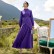 Stand-up collar, long-sleeved, big swing dress, long dress, Southeast Asia, Europe, America, Women