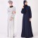 ins high-density chiffon double-sided wear basic Muslim womens clothing abaya muslim dress