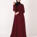 ins high-density chiffon double-sided wear basic Muslim womens clothing abaya muslim dress