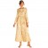 Gold pink jacquard hand-stitched diamond cardigan robe Muslim coat Middle East womens clothing