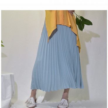 New fashion half-length long skirt pleated skirt