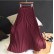 New fashion half-length long skirt pleated skirt