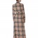 Muslim womens robe plaid jumpsuit Muslim long-sleeved womens robe