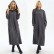 New autumn and winter Moroccan twist knit hooded loose plus size dress