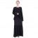 Chiffon lotus leaf fake two-piece long-sleeved long dress Middle Eastern robe Muslim womens skirt