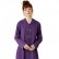 Purple Moroccan Hand-stitched Rhinestone Hooded Robe Middle Eastern Dress Womens Dress