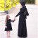 Muslim parent-child long skirt suit tulle polka dot parent-child long skirt dress in stock