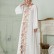 White high-density pearl chiffon embroidered robe dress Middle East Dubai holiday travel long dress