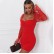 Summer 2021 womens sexy inhale chest splicing mesh sleeves night shop style slim dress female