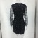 Summer hot sale European and American style round neck sequins bag hip long sleeve dress