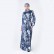 Monopoly three-dimensional digital printed long-sleeved dress national womens clothing