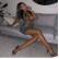 2021 Europe and the United States new womens hanging neck back diamonds night dress sexy night shop mini dress