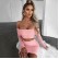 Mesh skirt set 2021 autumn new sexy pleated line shoulders short skirt mini dress female