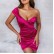 New irregular solid color wrapped chest deep V sexy dress high waist slim short skirt female