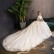 New bride mesh, one shoulder sexy tail wedding dress slim, thin perspective wedding dress custom