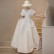 French light wedding small child Hepburn daily trip to shoot a retro license, white satin simple small dress