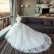 Bride wedding mesh lace embroidery long tail waist 2021 new white shoulder Korean wedding dress