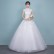 French light wedding dress 2021 new Niang Niang Sen launched a gauze, super fairy, simple conservative, small child