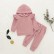 INS new childrens clothing hot sale solid color sweater flying sleeve + pants two-piece suit wholesale