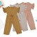 Womens Baojie Suit Parquet Linear Pants Female Tong La Spa Troupe Children