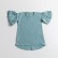 2021 new solid color cotton linen comfortable middle sleeves baby pleated skirt girl princess dress custom