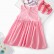 New spot girls dress cotton linen purple summer sleeveless girl pleated dress cotton linen dress