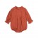 INS childrens clothing European childrens plain color linen haouse bag butt long-sleeved young child climbs