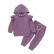 INS new childrens clothing hot sale solid color sweater flying sleeve + pants two-piece suit wholesale