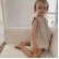 INS explosion models baby lingerie new solid color rope linen breathable hare girls