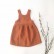 Baby solid color cotton and linen intersection with dress custom children princess dress factory wholesale