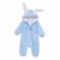 Autumn and winter new childrens clothing rabbit ears cotton baby continuous hare plus velvet warm climb hot sale