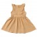 INS explosive childrens skirt flying sleeves solid color comfort cotton and linen dress hot girl dress