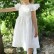 New childrens dress girls dress cotton and linen back bowler princess skirt childrens dress