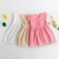 2021 girls flying sleeves solid color cotton and linen dress girl new flying sleeve princess dress support