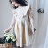 INS explosive childrens skirt flying sleeves solid color comfort cotton and linen dress hot girl dress