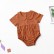 New childrens clothing cotton and linen solid color newborn baby lobby girls ridiculous clothing shot outside climbing