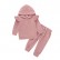 INS new childrens clothing hot sale solid color sweater flying sleeve + pants two-piece suit wholesale