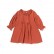 INS childrens skirt princess skirt lace long sleeve solid color linen dress Terminal childrens dress