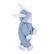 Autumn and winter new childrens clothing rabbit ears cotton baby continuous hare plus velvet warm climb hot sale