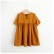 INS new girl cotton and linen dress Europe and the United States solid color girl casual pleated skirt childrens dress