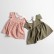 INS new hot girl dress solid color cotton and linen children short-sleeved color collar princess dress factory direct