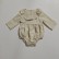 New solid color long sleeve lotus legene collection cotton and linen newborn childrens clothing baby dress bag