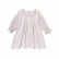 INS childrens skirt princess skirt lace long sleeve solid color linen dress Terminal childrens dress