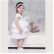 New girls dress cotton and linen solid color three-layer dress princess dress custom wholesale manufacturers spot