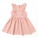 INS explosive childrens skirt flying sleeves solid color comfort cotton and linen dress hot girl dress