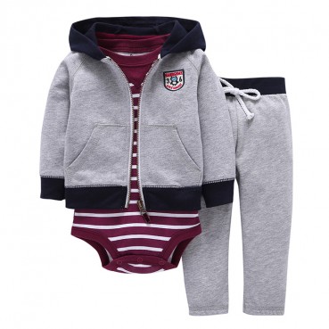 Infant cotton clothing newborn imitation lamb hooded coat haha ​​clothing suit