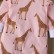 [Knitting] European and American baby long sleeve continuous clothing long cartoon giraffe newborn climbs spring and