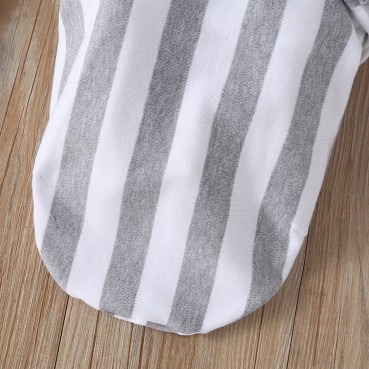 European and American newborn baby 襁 褓 spring autumn striped cartoon baby anti-kick package is enveloped