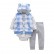 Autumn hot childrens suit children jacket + hare + trousers three-piece suit